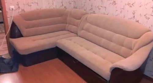 Перетяжка углового дивана. Зерноград